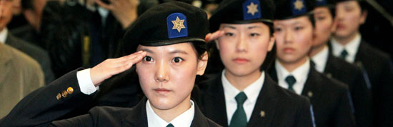 女性初の学軍士官候補生（ＲＯＴＣ）