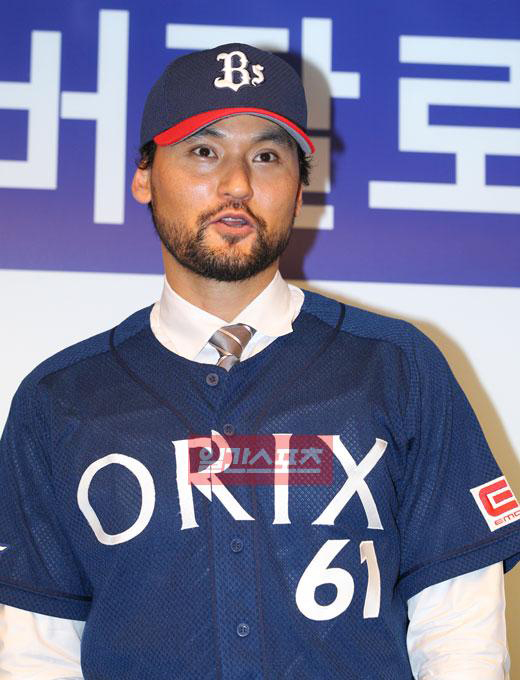 本格的な練習を始めた朴賛浩（パク・チャンホ、オリックス）。