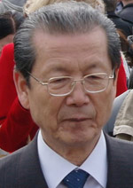 北朝鮮の崔泰福（チェ・テボク）最高人民会議議長。