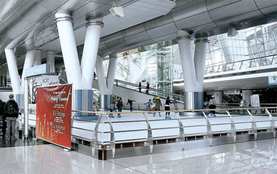 仁川（インチョン）国際空港のアイスリンク