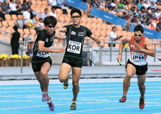 大邱世界陸上 男子１６００ｍリレー 予選ａ組最下位も韓国新 Joongang Ilbo 中央日報