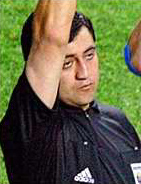 ２００２年韓日ワールドカップ（Ｗ杯）の１６強戦、韓国－イタリア戦で主審を務めたバイロン・モレノ
