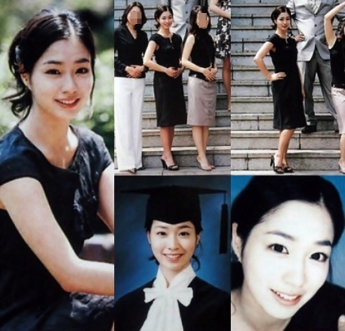 女優のイ・ミンジョンの大学の卒業写真