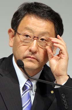 韓国を訪問したトヨタ自動車の豊田章男社長。