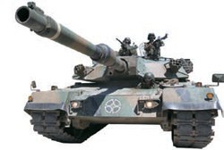 韓国陸軍の戦車「Ｋ１Ａ１」。