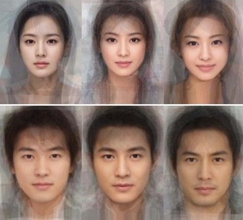 韓日中芸能人の平均の顔 各国の好みがひと目で分かる Joongang Ilbo 中央日報