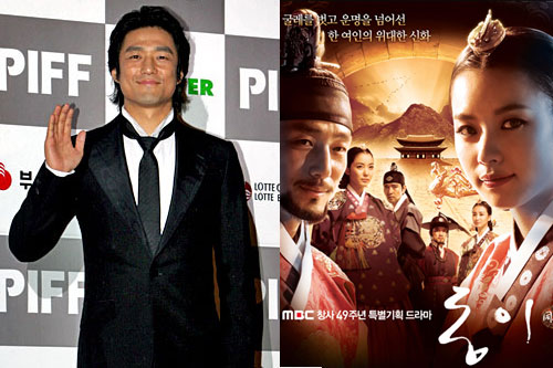 女性が主役の時代劇「トンイ」で第19代王、粛宗(スッチョン)役を演じたのはチ・ジニ。人情あふれる王役で登場し、コミカルな演技が好評を集めました。