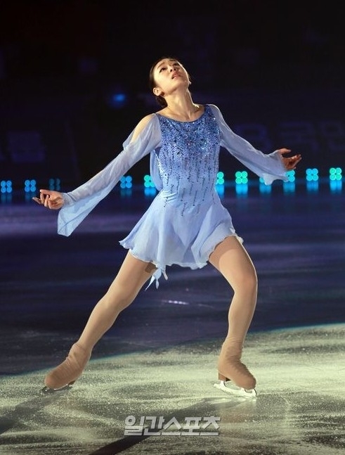 フィギュアスケートのキム・ヨナ（２２）。