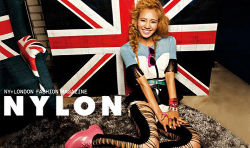 ファッション誌「ＮＹＬＯＮ（ナイロン）」８月号のグラビアに登場した少女時代のヒョヨン。
