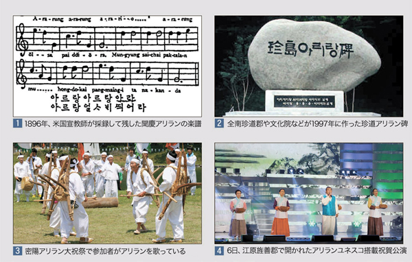 <アリランのユネスコ搭載その後>旌善・聞慶・珍島…“元祖”めぐり論争 Joongang Ilbo 中央日報