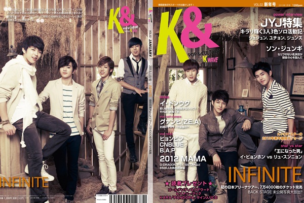 韓流雑誌「Ｋ＆」新年号の表紙
