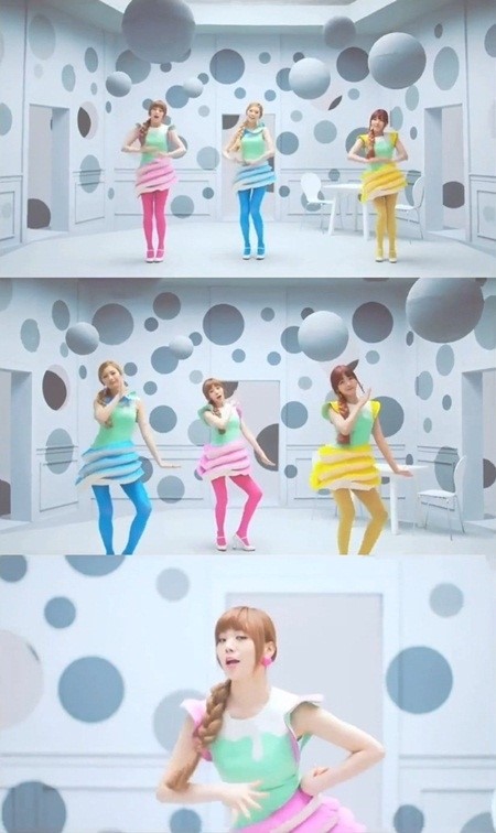 ＯＲＡＮＧＥ　ＣＡＲＡＭＥＬ（写真＝『クッキークリーム＆ミント』プロモーションビデオのキャプチャー）