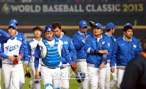 ＷＢＣ韓国代表チーム。