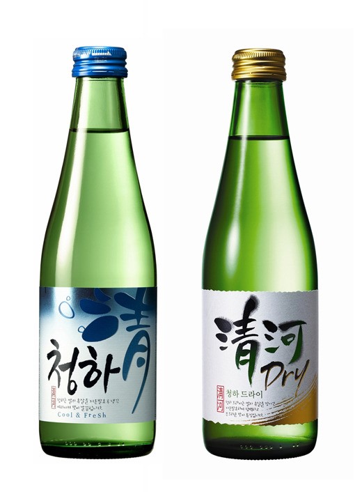 韓国ロッテ酒類『清河（チョンハ）』。