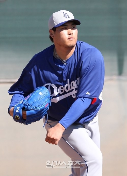 柳賢振（リュ・ヒョンジン、２６、ＬＡドジャース）。