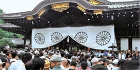 日本の靖国神社（写真＝中央フォト）。