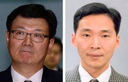 徐虎（ソ・ホ）氏（左）、金基雄（キム・ギウン）氏（右）