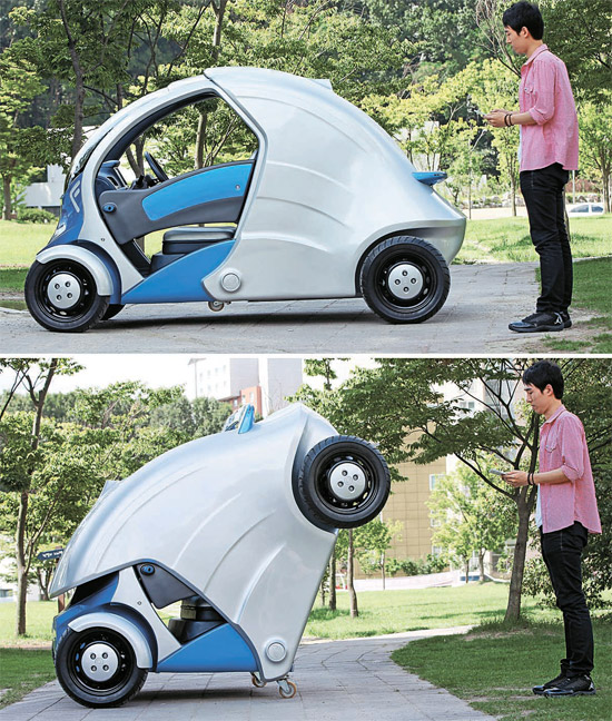 ＫＡＩＳＴ研究チーム、折りたたみ式電気自動車開発＝韓国 | Joongang Ilbo | 中央日報