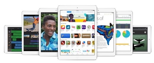 アップルの第５世代ｉＰａｄの「ｉＰａｄ　Ａｉｒ（アイパッド・エア）」と「ｉＰａｄ　ｍｉｎｉ２」が公開された。