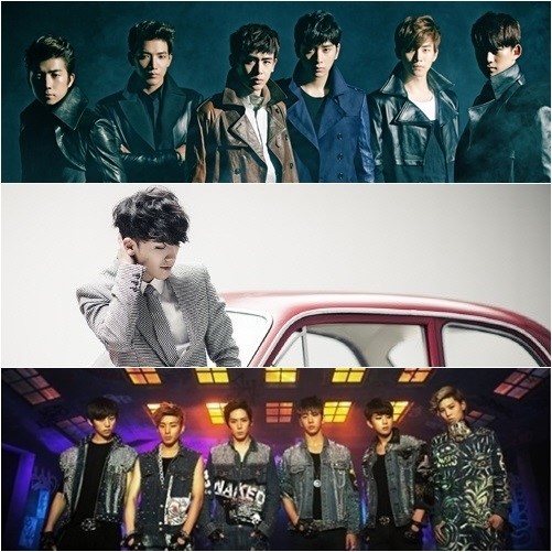 （上から）２ＰＭ、Ｖ．Ｉ、Ｂ．Ａ．Ｐ。