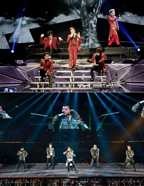 ＢＩＧＢＡＮＧの札幌公演の様子。