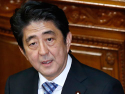 安倍晋三首相。