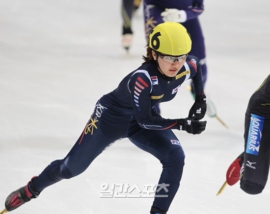 女子ショートトラック韓国代表のパク・スンヒ。