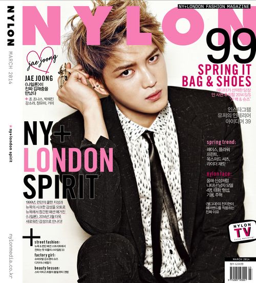 ＪＹＪキム・ジェジュン。（写真＝ファッション雑誌『ＮＹＬＯＮ』）