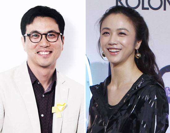 映画『レイトオータム』で出会った中国女優タン・ウェイ（右）と韓国のキム・テヨン監督が今秋結婚する。（写真＝中央フォト）