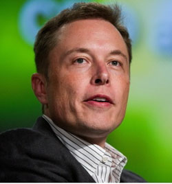 テスラモーターズのイーロン・マスク最高経営者（ＣＥＯ）