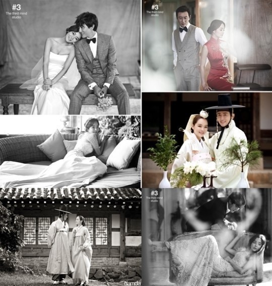 韓国女優チェリムと中国俳優顔・ツーチーのウエディング写真（写真提供＝ＴＨＥ．Ｂウエディングカンパニー）