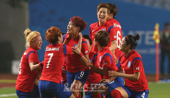 女子サッカー 韓国代表 東アジアカップ予選でグアムに１５ ０大勝 Joongang Ilbo 中央日報