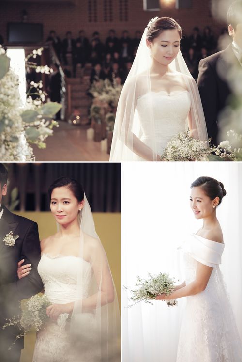 女優ナム サンミが結婚 清楚 優雅なウェディングドレス姿公開 Joongang Ilbo 中央日報