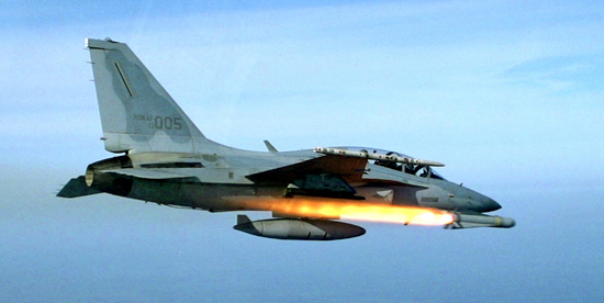 軽攻撃機ＦＡ－５０（写真提供＝空軍）
