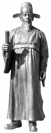 李藝の銅像