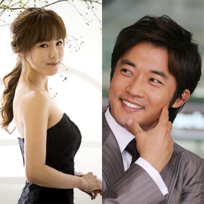 ミュージカル女優のチェ・ヒョンジュ（左）とアン・ジェウク（写真＝ＥＭＫミュージカルカンパニー）