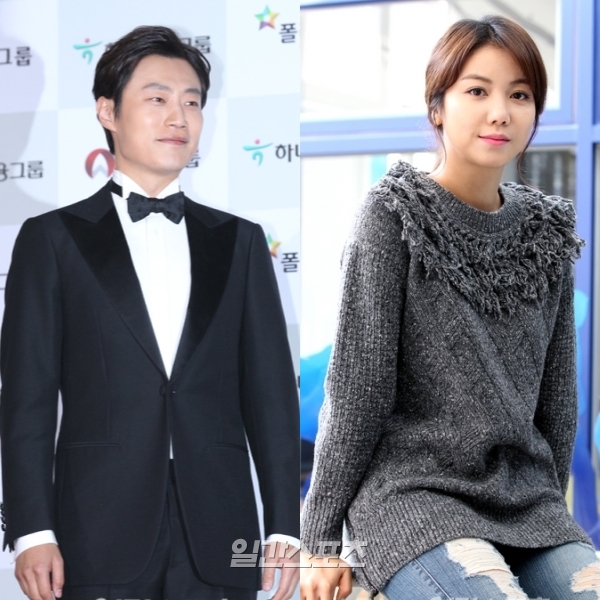 俳優のイ・ヒジュンと女優のキム・オクビン