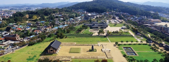 忠清南道扶余の定林寺跡