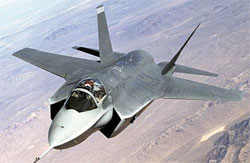 昨年、韓国空軍の次期戦闘機に選定された米国のＦ３５。