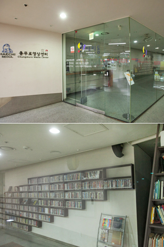 ３・４号線忠武路（チュンムロ）駅には公共メディアセンター「オ！チェミドン」があり、気軽に書籍やＤＶＤを鑑賞できます。新鋭作家の展示会を開催している他、併設のミニシアターではハリウッドからインディーズまで各種映画の上映も（開館：日曜・祝日を除く１１～２０時）。