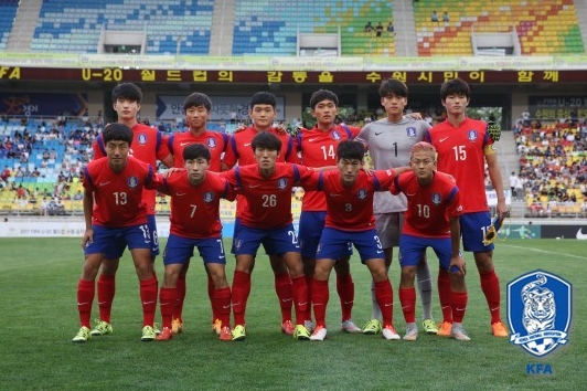 Ｕ－１７Ｗ杯韓国代表（写真＝大韓サッカー協会）