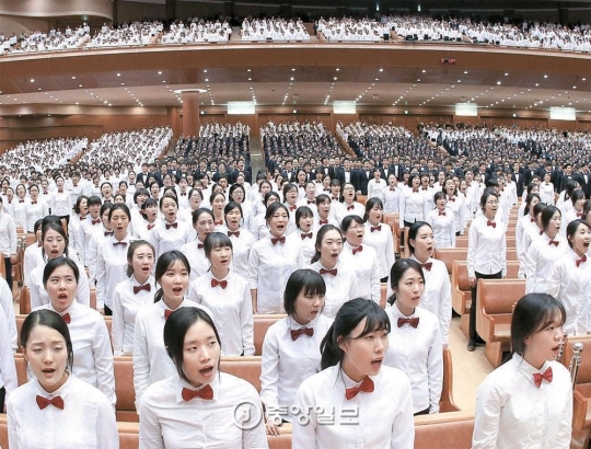 ソウル九老で開かれた「延世中央教会クリスマス聖徒賛歌」行事