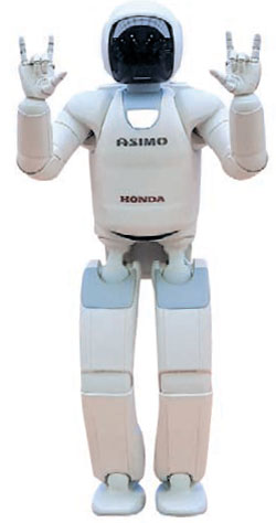 ホンダの知能ロボット「アシモ」