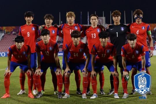 Ｕ－２３韓国代表（大韓サッカー協会提供）