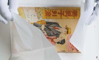 （２）２０世紀初めに新式活版印刷機が初めて導入された時に刊行された大衆小説も大切に保管されている。