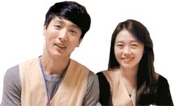 「出会いテンプルステイ」で会って結婚へとゴールインしたユン・テフン、パク・ユジンさん夫婦。