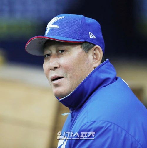 韓国野球代表チームの金寅植監督。