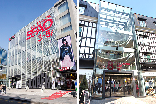 専属モデルにＥＸＯやＡＯＡなど、今旬アーティストを起用することでも有名な「ＳＰＡＯ」を始め、「ＳＨＯＯＰＥＮ」「８ＩＧＨＴ　ＳＥＣＯＮＤＳ」といった韓国発の人気ＳＰＡブランドがずらり。