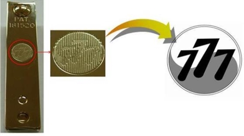 世界９０カ国余りに輸出されるツメ切り製品スリーセブンには造幣公社が開発した潜像イメージ技術が適用された。（写真＝韓国造幣公社）