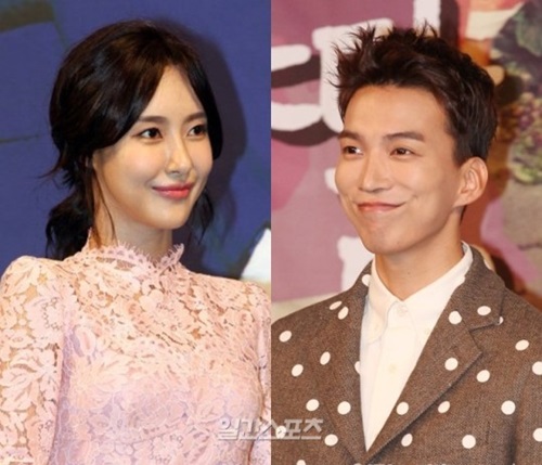 女優キム・ユンソと俳優ト・サンウ。